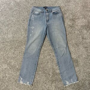 Sincerely Jules Light Blue Straight Leg Jeans